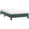 vidaXL Estructura de cama sin colchón terciopelo verde oscuro 90x200cm