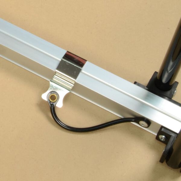 Brüder Mannesmann Set de mesas plegables multiusos 3 piezas aluminio