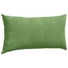vidaXL Cojines de sof&aacute; 2 pcs Verde claro 80 x 40 cm Tela de pana