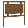 vidaXL Cabecero de cama madera maciza pino marr&oacute;n miel 95,5x4x100 cm
