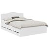 vidaXL Estructura de cama con caj&oacute;n 160 x 200 cm Madera Ingenieril