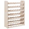 vidaXL Botellero madera maciza de pino 67,5x25x87 cm