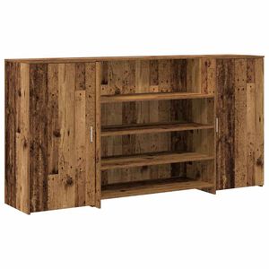 vidaXL Mostrador de recepci&oacute;n madera vieja 200x50x103,5 cm