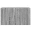 vidaXL Armario de pared madera de ingeniería gris Sonoma 70x42,5x40 cm