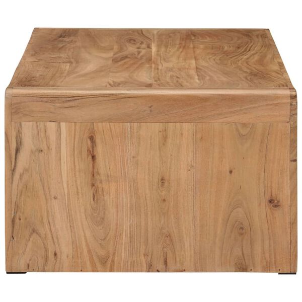 vidaXL Mesa de centro madera maciza acacia 110x55x35 cm
