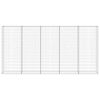 vidaXL Muro de gaviones con cubiertas acero galvanizado 300x30x150 cm