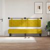 vidaXL Cabecera Colgante Amarillo 190 x 55 x 5 cm Terciopelo