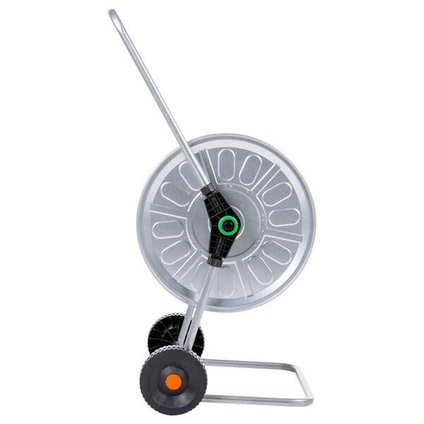 vidaXL Carrito de rollo para manguera de 80 m 1/2" acero o 50 m 3/4"