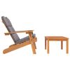 vidaXL Juego de muebles de jard&iacute;n Adirondack 2 piezas madera acacia