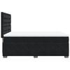 vidaXL Cama box spring con colch&oacute;n terciopelo negro 160x200 cm