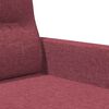 vidaXL Sill&oacute;n de tela rojo tinto 60 cm
