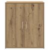 vidaXL Aparador 2 pcs Roble artesanal 60 x 31 x 70 cm