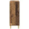 vidaXL Vitrina Madera vieja 69,5 x 32,5 x 90 cm Madera contrachapada