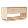 vidaXL Mueble de TV de madera maciza de pino 74x34x40 cm