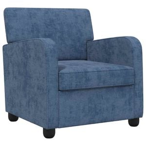 vidaXL Sill&oacute;n Azul Chenilla