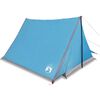 vidaXL Tienda de campa&ntilde;a para 2 personas impermeable azul