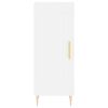 vidaXL Aparador alto madera contrachapada blanco 34,5x34x180 cm