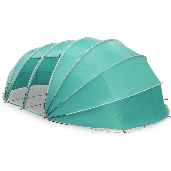 vidaXL Tienda de piscina tipo c&uacute;pula Azul 538 x 440 x 204 cm