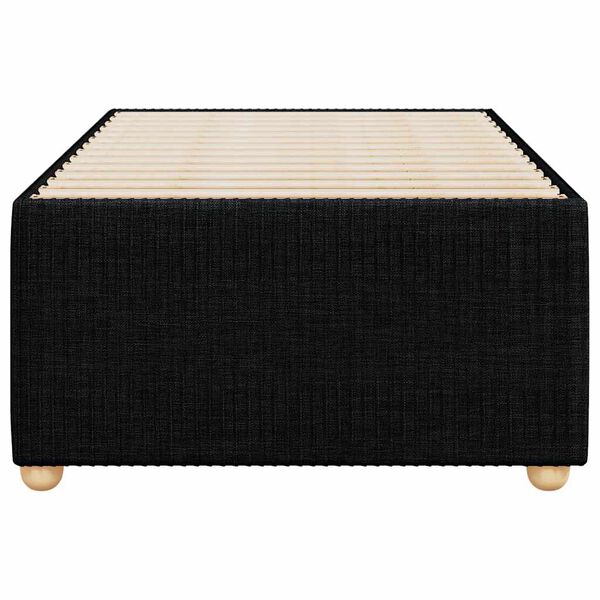 vidaXL Estructura de cama individual tela gris oscuro