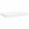 vidaXL Estantes flotantes de pared 4 uds blanco MDF 50x23x3,8 cm