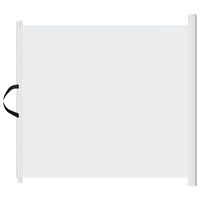 vidaXL Puerta retráctil para mascotas blanca 82,5x125 cm