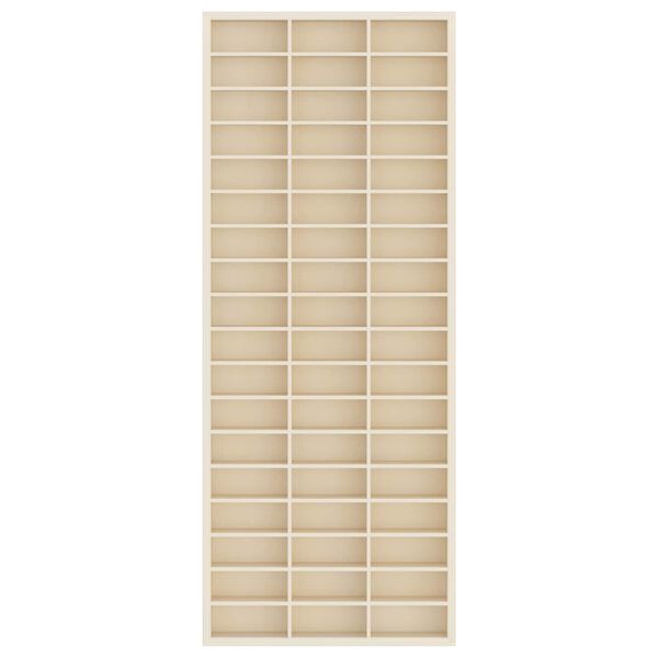 vidaXL Expositor de Pared Beige 30 x 4,5 x 75 cm Madera de ingenier&iacute;a