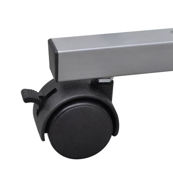 Mesa De Ordenador Negro Con Bandeja De Teclado Extra&iacute;ble