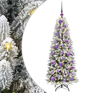 vidaXL &Aacute;rbol de Navidad artificial 120 cm PVC y Pl&aacute;stico y Acero y PE