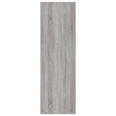 vidaXL Estantería/Aparador madera contrachapada gris Sonoma 50x25x80cm