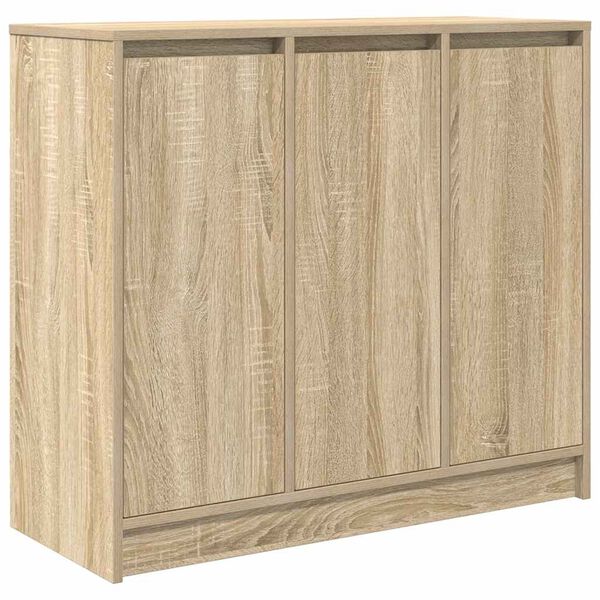 vidaXL Aparador roble Sonoma 85x34x76 cm madera de ingenier&iacute;a