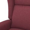 vidaXL Sill&oacute;n elevable tela rojo tinto