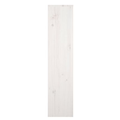 vidaXL Cubierta de radiador madera maciza de pino blanco 169x19x84 cm