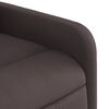vidaXL Sill&oacute;n el&eacute;ctrico reclinable elevable de tela marr&oacute;n oscuro