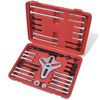 vidaXL Set herramientas extractoras de balanceadores arm&oacute;nicos, 45 piezas