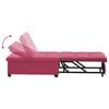 vidaXL Sof&aacute; cama Rojo vino 194 x 67 x 82 cm Terciopelo