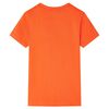 Camiseta infantil naranja oscuro 128