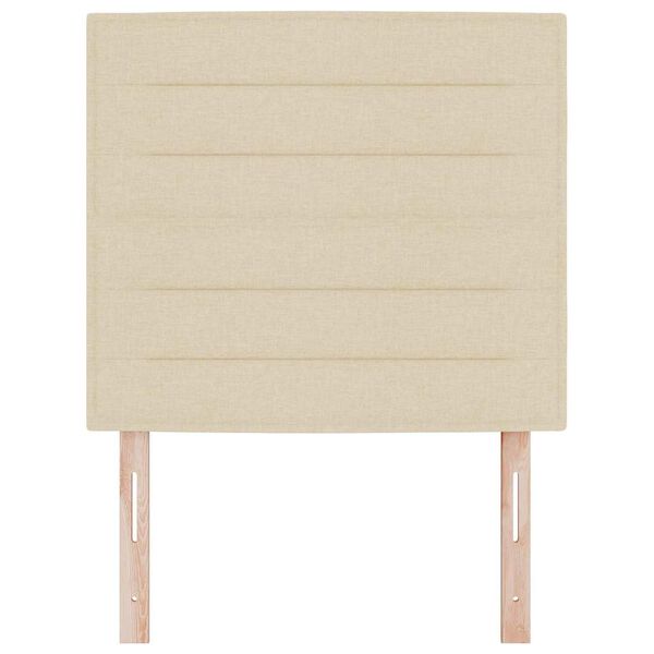 vidaXL Cabecero con cabecera Crema 100 cm Cuero sint&eacute;tico