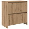 vidaXL Aparador con caj&oacute;n 3 pcs Roble artesanal 70 x 41 x 75 cm
