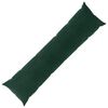 vidaXL Coj&iacute;n con almohada HEERLEN Verde oscuro 40 x 145 cm Terciopelo