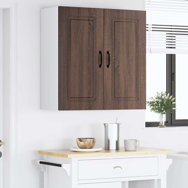 vidaXL Mueble de Cocina Kalmar Roble Marr&oacute;n 80 x 31 x 80 cm