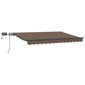 vidaXL Toldo retr&aacute;ctil Topo 350 x 250 cm Tela y Aluminio