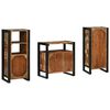 vidaXL Juego de muebles de baño 3 pcs Madera sólida recuperada