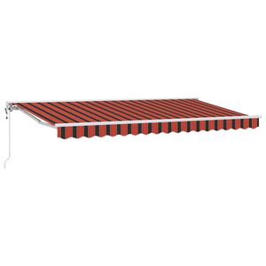 vidaXL Estructura del Toldo Naranja y Negro 400 x 200 cm