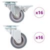 vidaXL Ruedas giratorias 32 unidades 50 mm