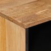 vidaXL Armario de Noche Natural 50 x 33 x 60 cm Madera de mango maciza