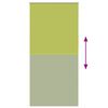 vidaXL Estor Enrollable Opaco hojas verde 115x230cm Tela Ancho 110,7cm