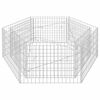 vidaXL Arriate hexagonal de gaviones 160x140x50 cm