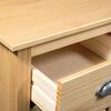 vidaXL Mesita de noche Hill madera maciza de pino 46x35x49,5 cm