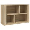 vidaXL Aparador madera contrachapada color roble Sonoma 80x30x54 cm