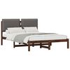 vidaXL Estructura de Cama con Cabecera Tapizada